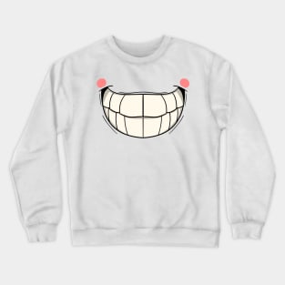 Super Wide Smile  - Face Mask Crewneck Sweatshirt